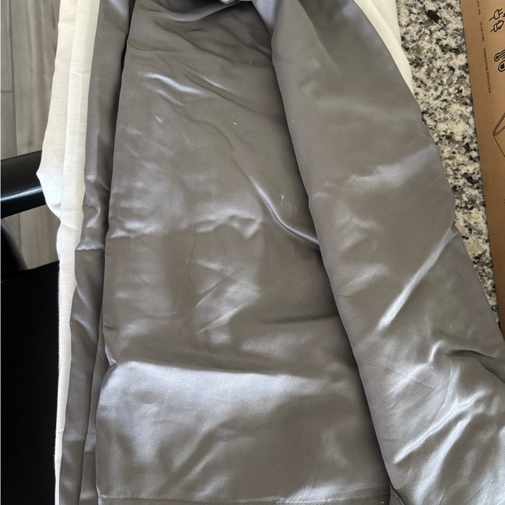 Gray King Bed Skirt